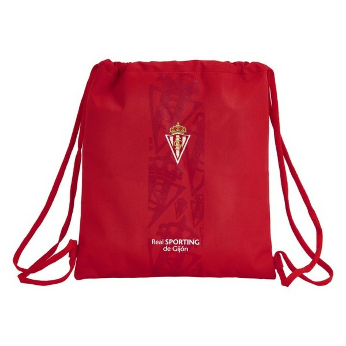 Saco Mochila com Cordas Real Sporting de Gijón Vermelho - EcoNest