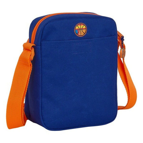 Saco de Ombro Valencia Basket Azul Laranja (16 x 22 x 6 cm) - EcoNest