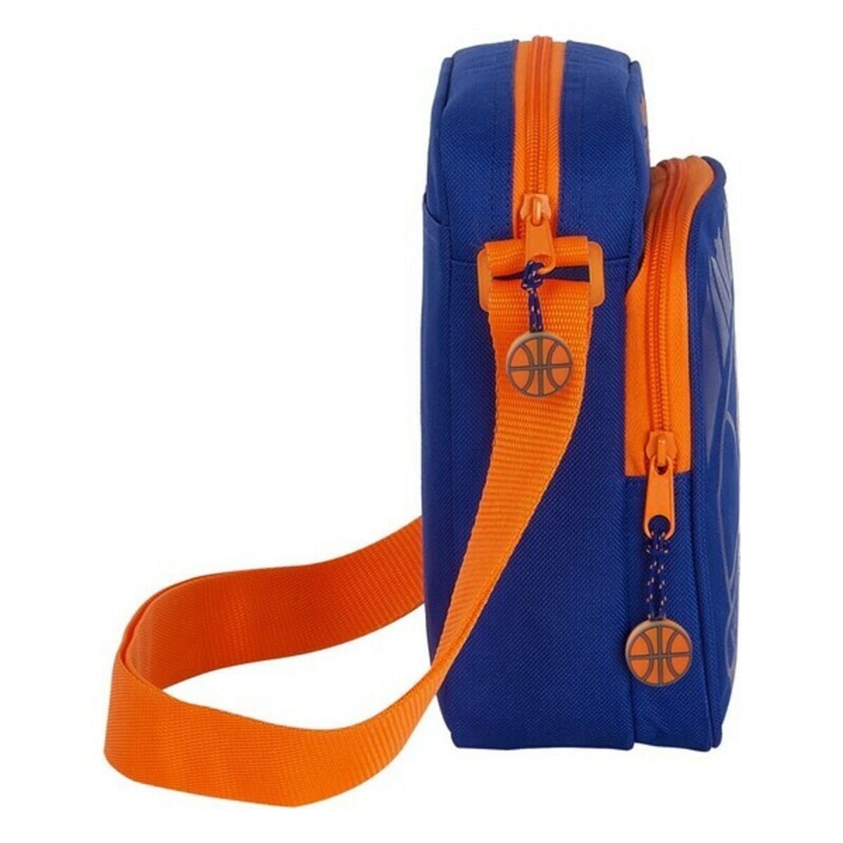 Saco de Ombro Valencia Basket Azul Laranja (16 x 22 x 6 cm) - EcoNest