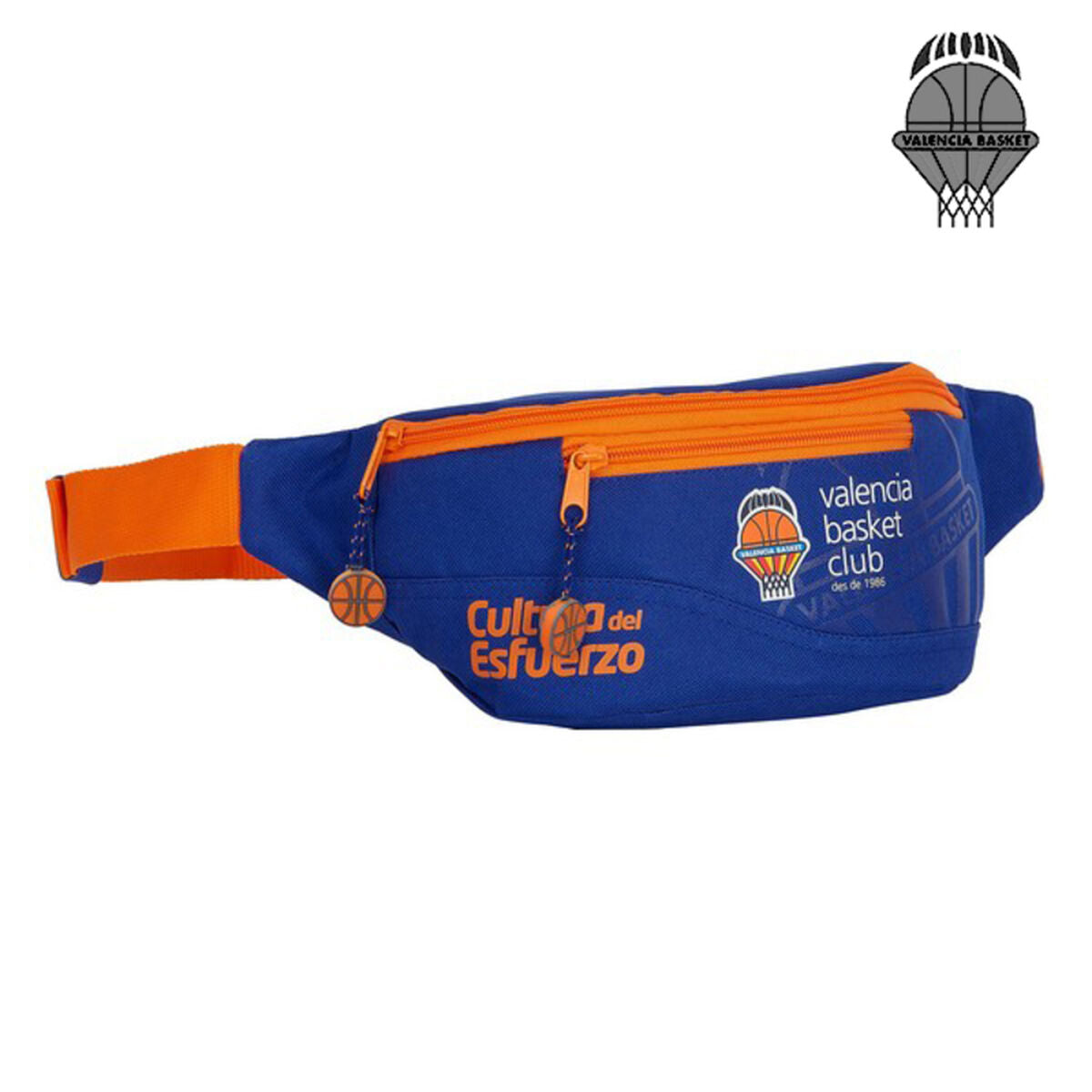 Bolsa de Cintura Valencia Basket Azul Laranja (23 x 12 x 9 cm) - EcoNest