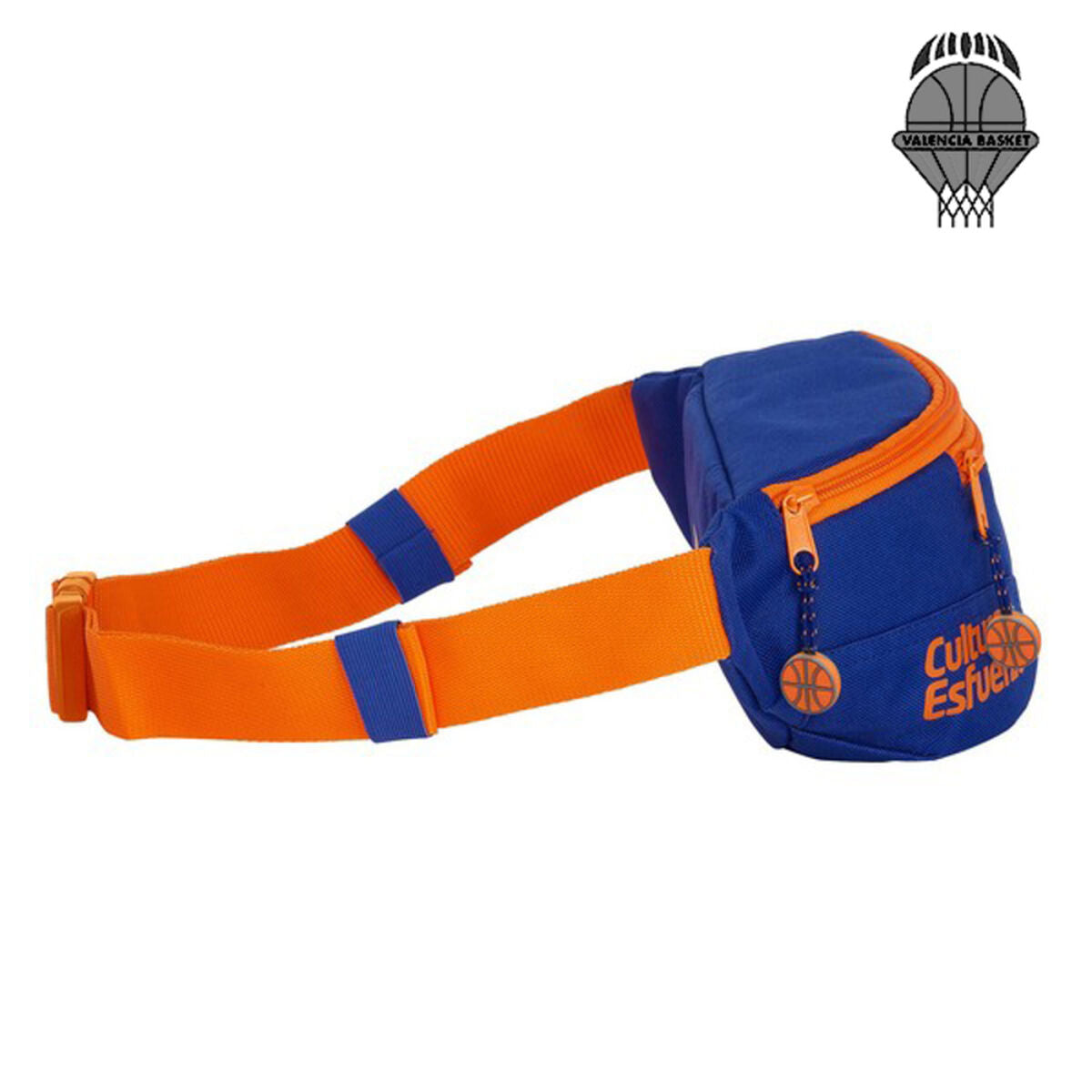 Bolsa de Cintura Valencia Basket Azul Laranja (23 x 12 x 9 cm) - EcoNest