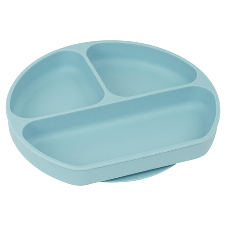 Prato Safta Bear Silicone Ventosa Azul Claro (20,5 x 2,5 x 18 cm) - EcoNest