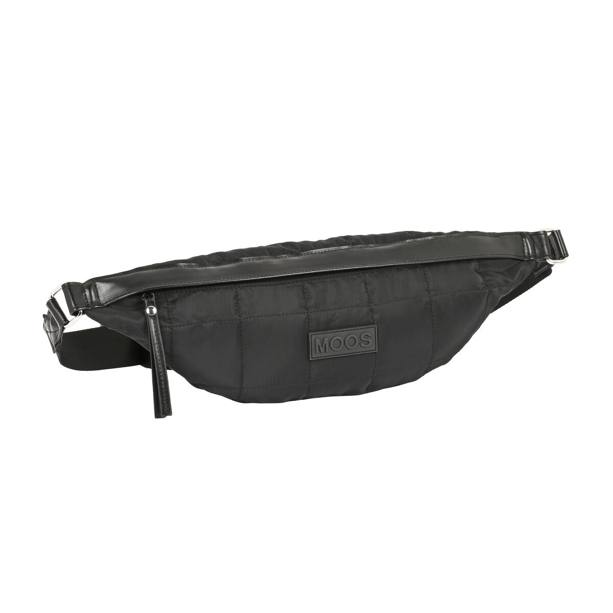 Bolsa de Cintura Moos Negro Acolchoado Preto (41 x 15.5 x 7 cm) - EcoNest