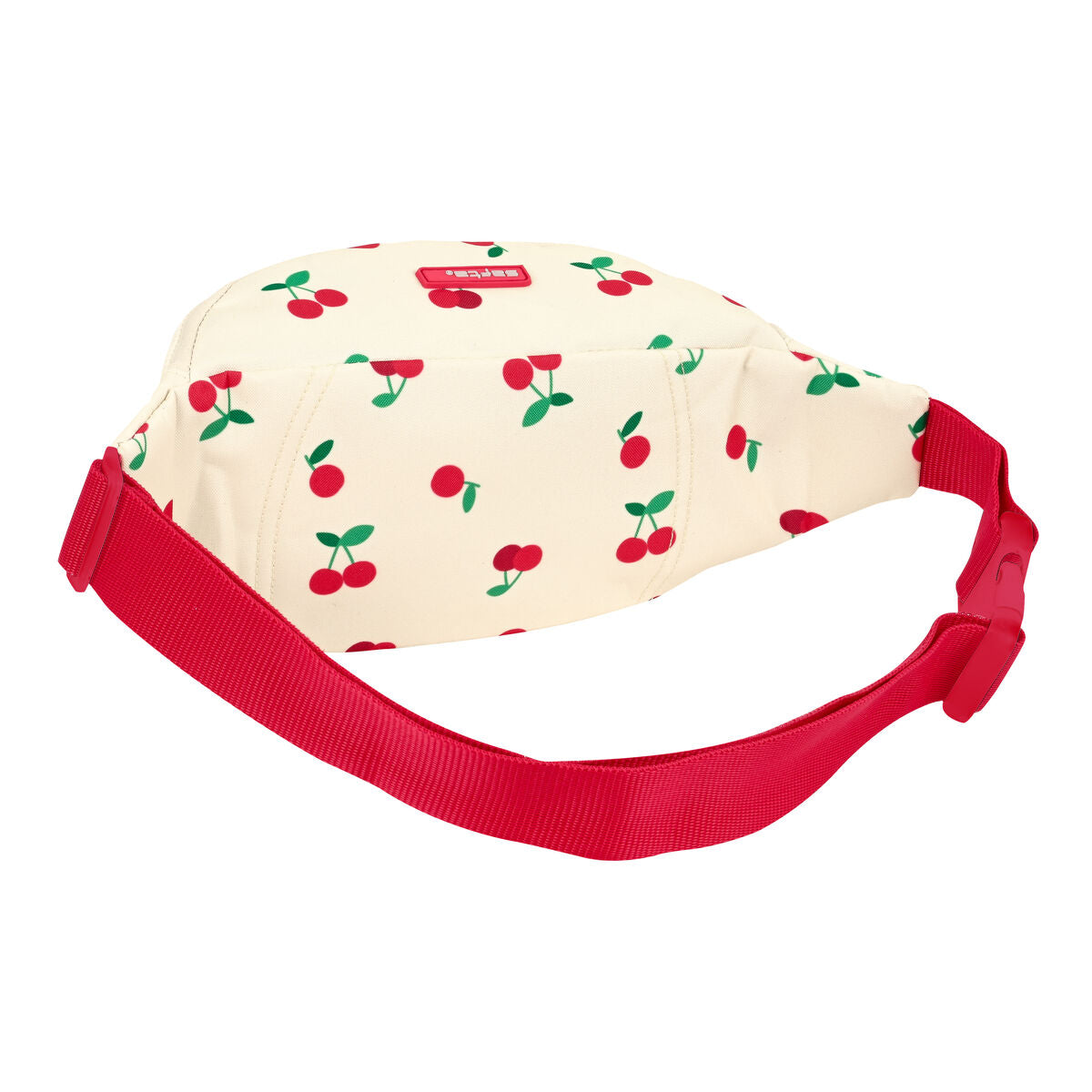 Bolsa de Cintura Safta Cherry Bege (23 x 12 x 9 cm) - EcoNest
