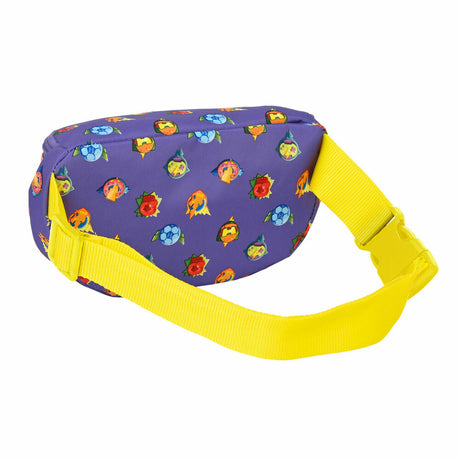 Bolsa de Cintura SuperThings Guardians of Kazoom Roxo Amarelo (23 x 14 x 9 cm) - EcoNest