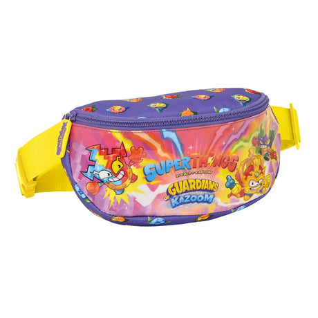 Bolsa de Cintura SuperThings Guardians of Kazoom Roxo Amarelo (23 x 14 x 9 cm) - EcoNest
