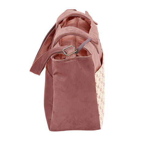 Bolsa para Troca de Fraldas Safta Marsala Cor de Rosa (46 x 26 x 15 cm) - EcoNest