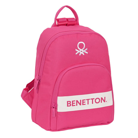 Mochila Casual Benetton Raspberry Fúcsia 13 L - EcoNest
