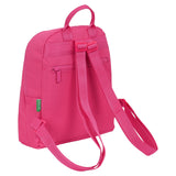 Mochila Casual Benetton Raspberry Fúcsia 13 L - EcoNest
