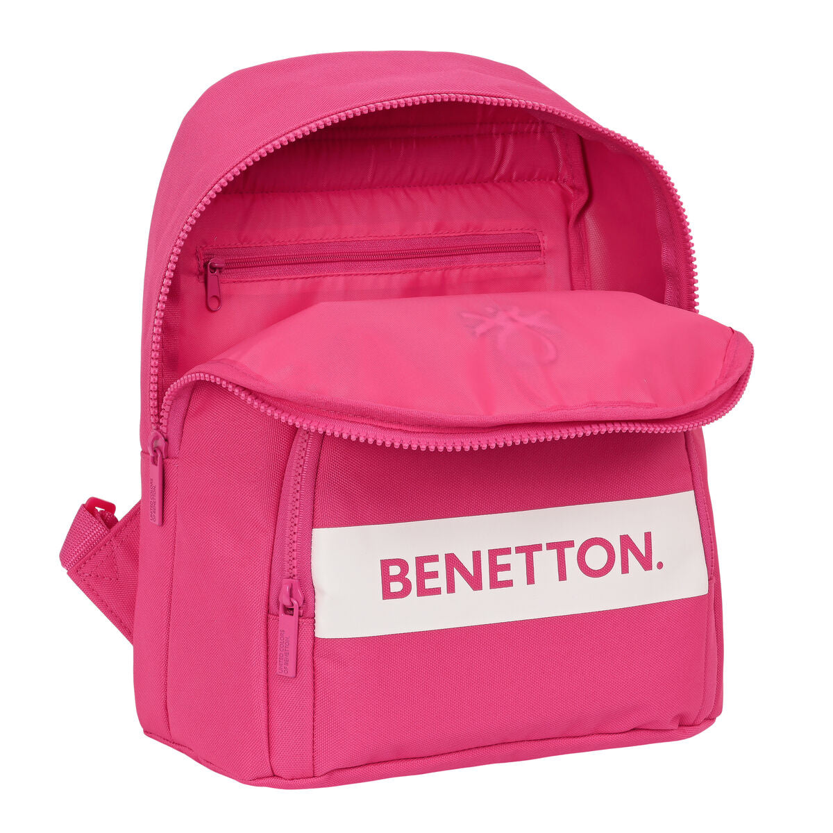 Mochila Casual Benetton Raspberry Fúcsia 13 L - EcoNest