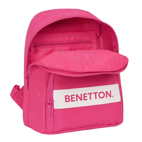Mochila Casual Benetton Raspberry Fúcsia 13 L - EcoNest