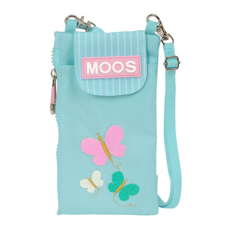 Porta-moedas Moos Butterflies Bolsa para telemóvel Azul - EcoNest