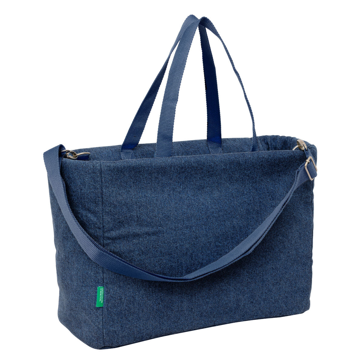 Bolsa Benetton Denim Azul 40 x 31 x 17 cm - EcoNest