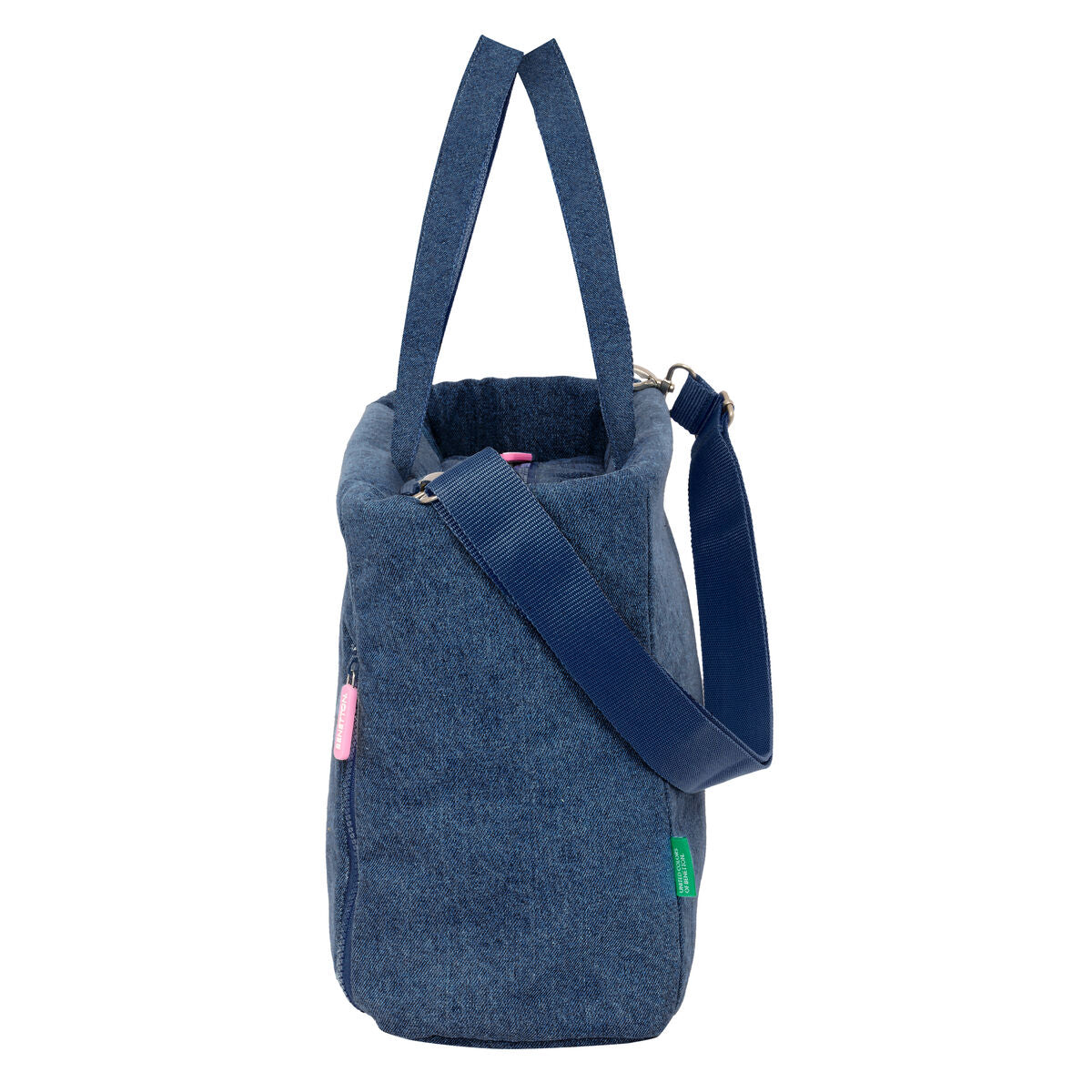 Bolsa Benetton Denim Azul 40 x 31 x 17 cm - EcoNest