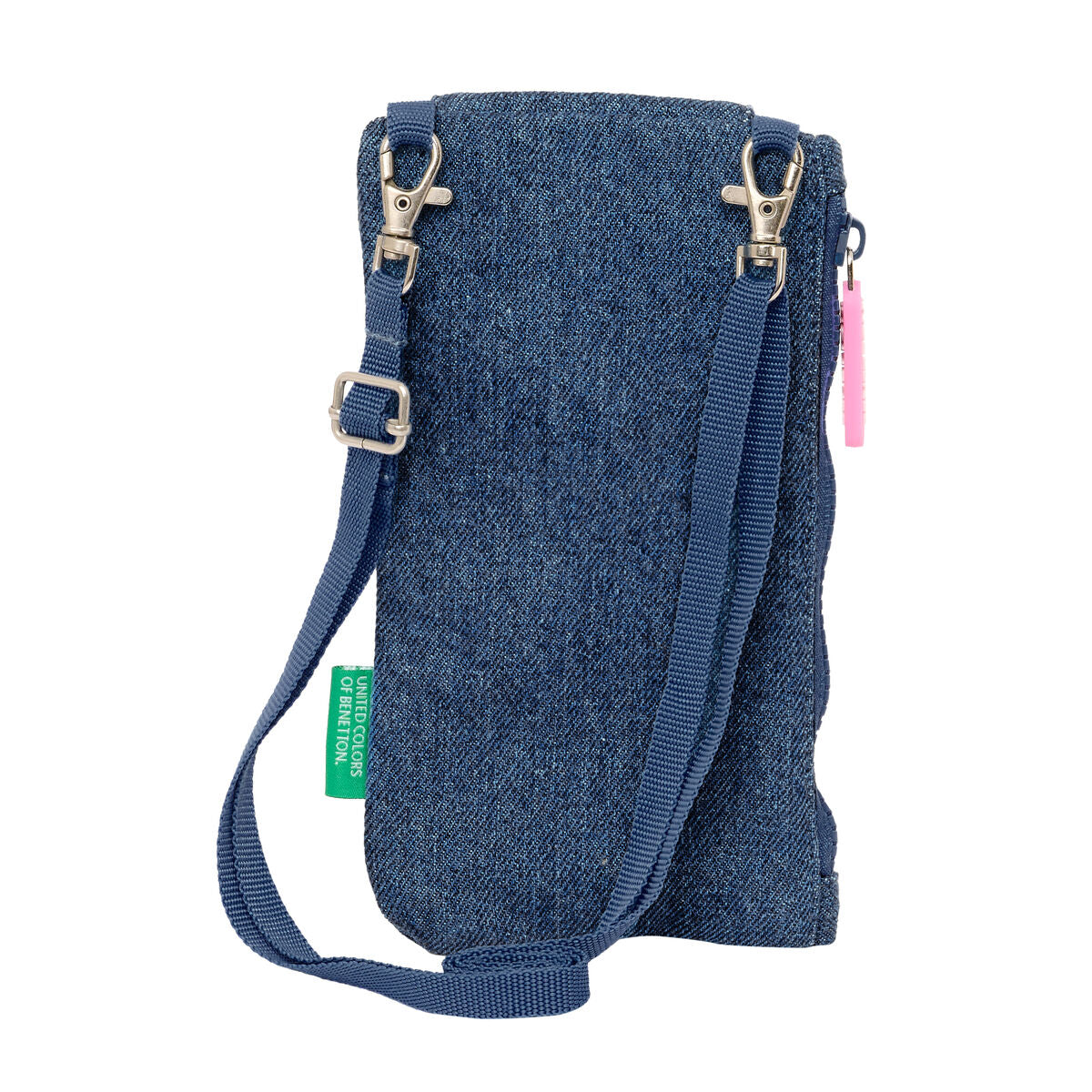 Porta-moedas Benetton Denim Bolsa para telemóvel Azul - EcoNest