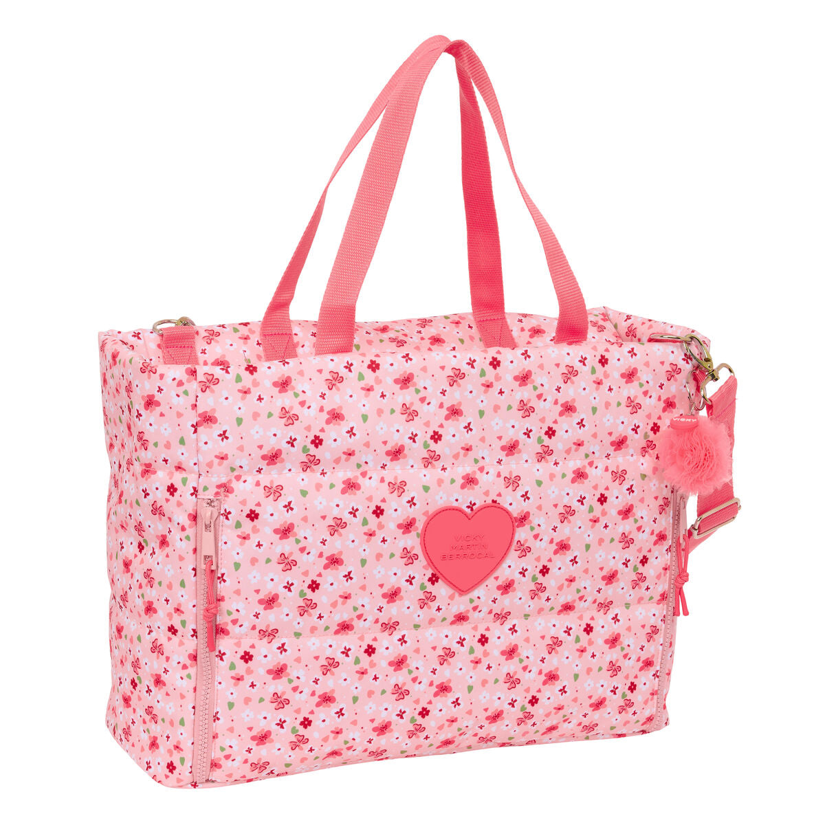 Bolsa Vicky Martín Berrocal In bloom Cor de Rosa 40 x 31 x 17 cm - EcoNest