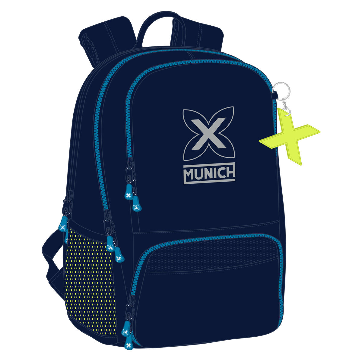 Mochila de padel Munich Nautic Azul Marinho