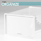 Caja apilable para zapatos Max Home Blanco 6 Unidades Polipropileno ABS 23 x 14,5 x 33,5 cm