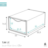 Caja apilable para zapatos Max Home Blanco 6 Unidades Polipropileno ABS 23 x 14,5 x 33,5 cm