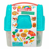 Jogo de Plasticina Colorbaby Burger & Sandwich Multicolor (19 Peças) - EcoNest