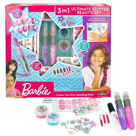 Conjunto de Beleza Barbie Sparkling 3 em 1 - EcoNest