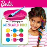 Conjunto de Cabeleireiro Barbie Rainbow Tie Cabelo com madeixas Multicolor - EcoNest