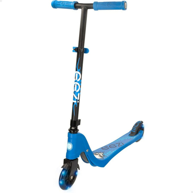 Patinete Scooter Eezi Azul Luzes LED - EcoNest