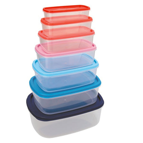 Conjunto de Lancheiras Quid Habitat (7 pcs) Plástico - EcoNest
