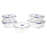 Conjunto de Lancheiras Luminarc Pure Box Active (5 pcs) Cristal (5) - EcoNest