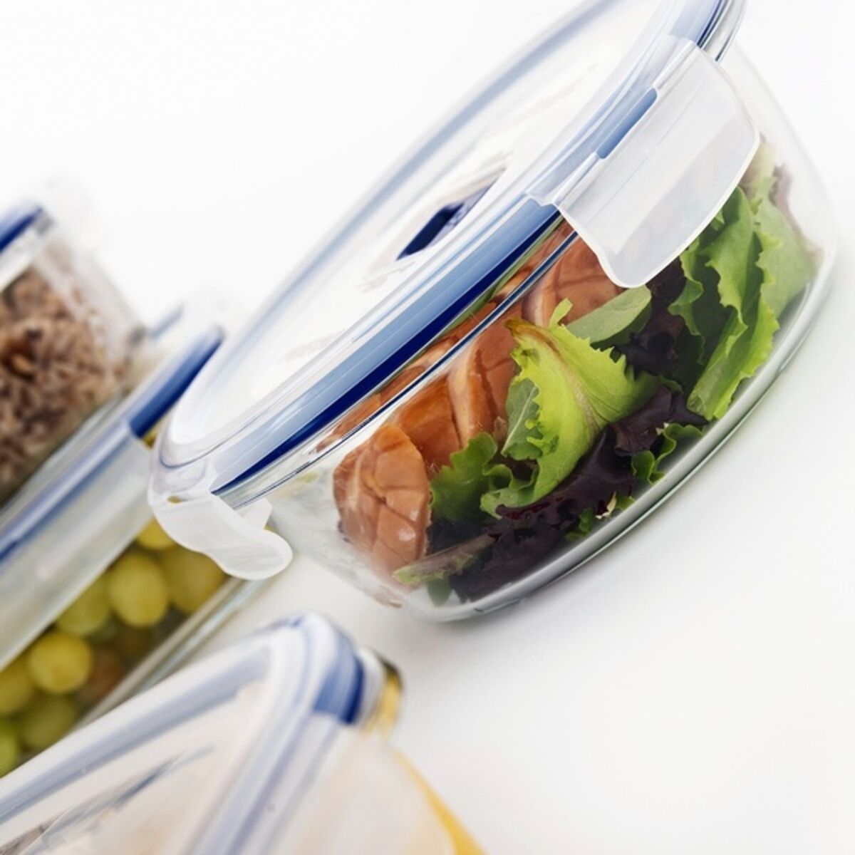 Conjunto de Lancheiras Luminarc Pure Box Active (7 pcs) Cristal (7 pcs) - EcoNest