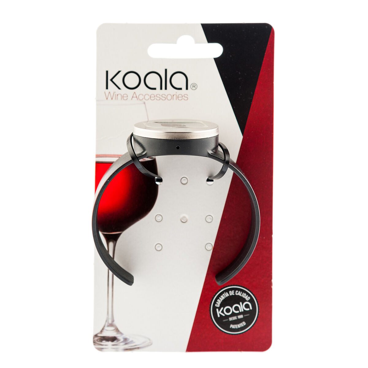 Termómetro de Vinho Koala Bodega Relógio Preto Plástico 7,5 x 7,5 cm (Pack 12x) - EcoNest