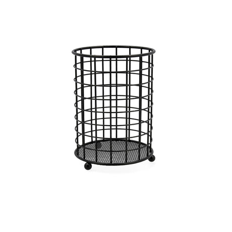 Recipiente para Utensílios de Cozinha Quid Preto Metal (12,5 x 12,5 x 16,5 cm) - EcoNest