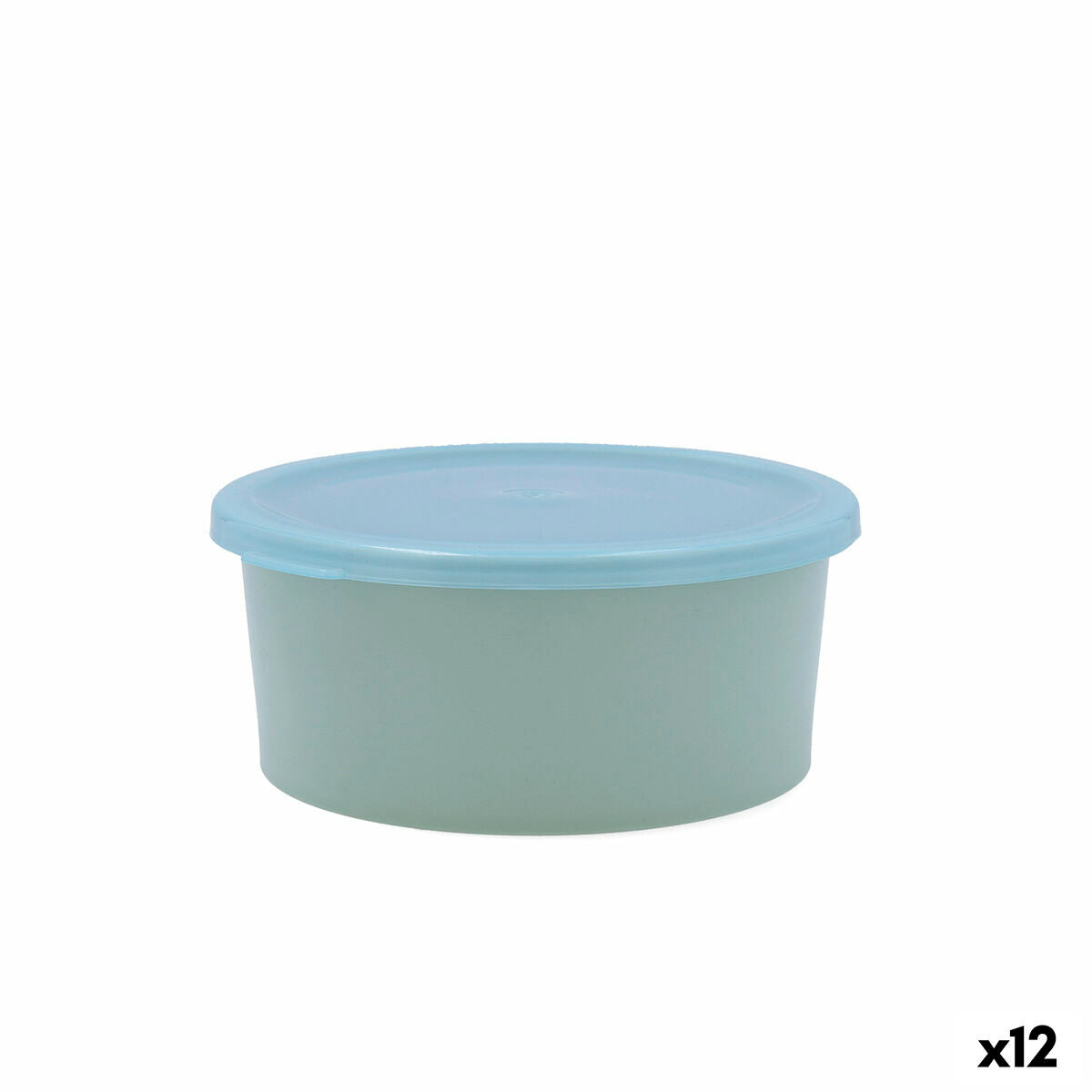Lancheira Redonda com Tampa Quid Inspira 760 ml Verde Plástico (12 Unidades) - EcoNest