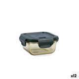 Lancheira Hermética Bidasoa Infinity Quadrado 310 ml Amarelo Vidro (12 Unidades) - EcoNest