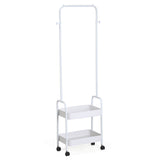 Staande kapstok Vinthera Moa Aço Branco Com rodas 45,5 x 29,5 x 159 cm - EcoNest