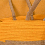 Cesta Decorativa Vinthera Moa Ocre Algodão 40 x 30 x 15 cm - EcoNest