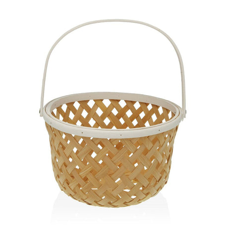 Fruteira Versa Branco Madeira de abeto Bambu (28,5 x 35 x 28,5 cm) - EcoNest