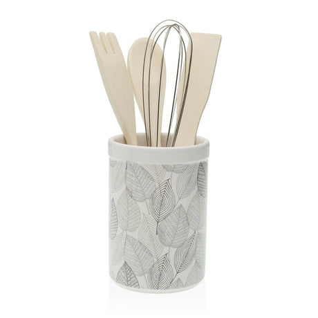 Recipiente para Utensílios de Cozinha Versa Gardee Cerâmica 10 x 15 x 10 cm - EcoNest
