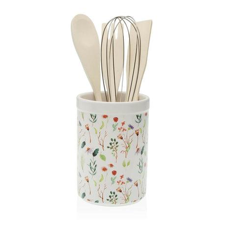 Recipiente para Utensílios de Cozinha Versa Sansa Cerâmica 10 x 15 x 10 cm - EcoNest