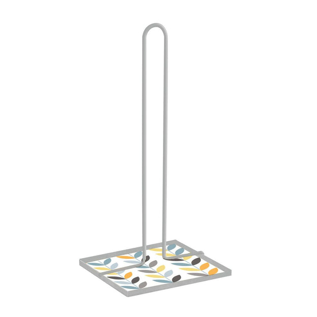 Suporte para Rolos de Papel de Cozinha Versa Erin Metal Aço Madeira MDF (16,5 x 31 x 13 cm) - EcoNest