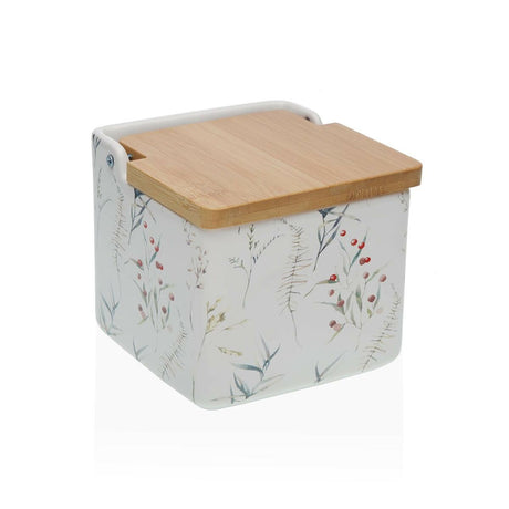 Saleiro com Tampa Versa Celyn 12,2 x 11,5 x 12,2 cm Cerâmica - EcoNest