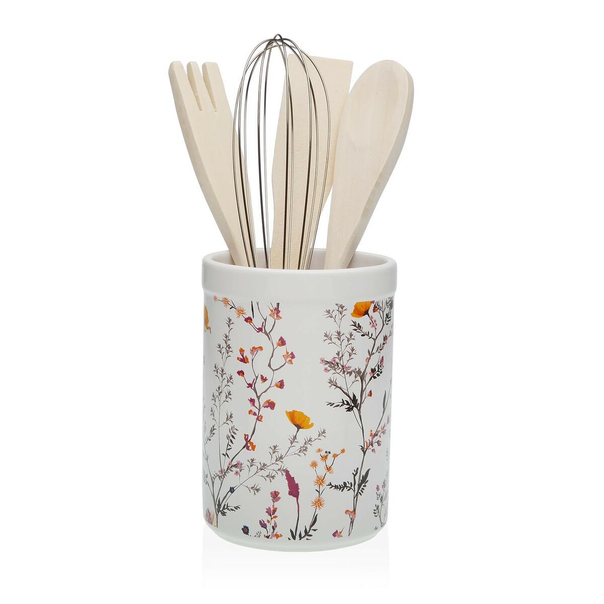 Recipiente para Utensílios de Cozinha Versa Balbec Cerâmica 10 x 15 x 10 cm - EcoNest