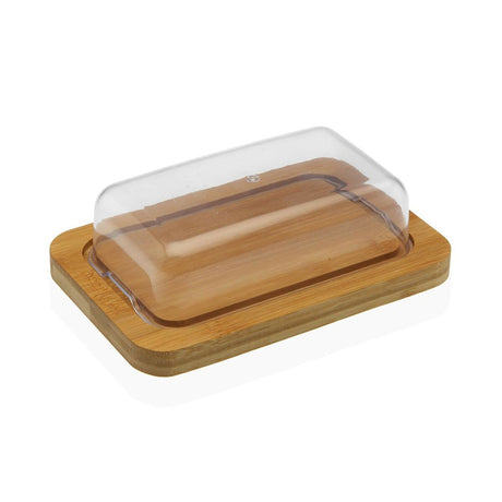 Manteigueira Versa Bambu poliestireno 12,5 x 6 x 19 cm - EcoNest