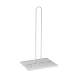 Suporte para Rolos de Papel de Cozinha Versa Damasco Metal Aço Madeira MDF 16,5 x 31 x 13 cm - EcoNest