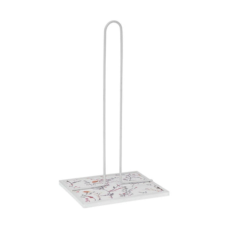 Suporte para Rolos de Papel de Cozinha Versa Balbec Metal Aço Madeira MDF 16,5 x 31 x 13 cm - EcoNest