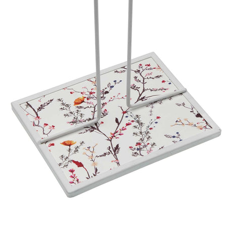 Suporte para Rolos de Papel de Cozinha Versa Balbec Metal Aço Madeira MDF 16,5 x 31 x 13 cm - EcoNest