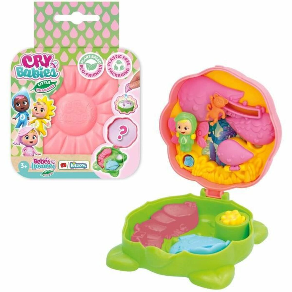 Playset IMC Toys Cry Babies Little Changers Greeny - EcoNest