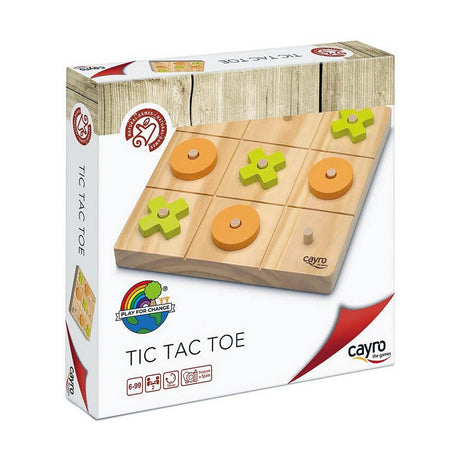 Jogo do Galo Cayro Tic Tac Toe Madeira 20 x 20 x 4 cm - EcoNest