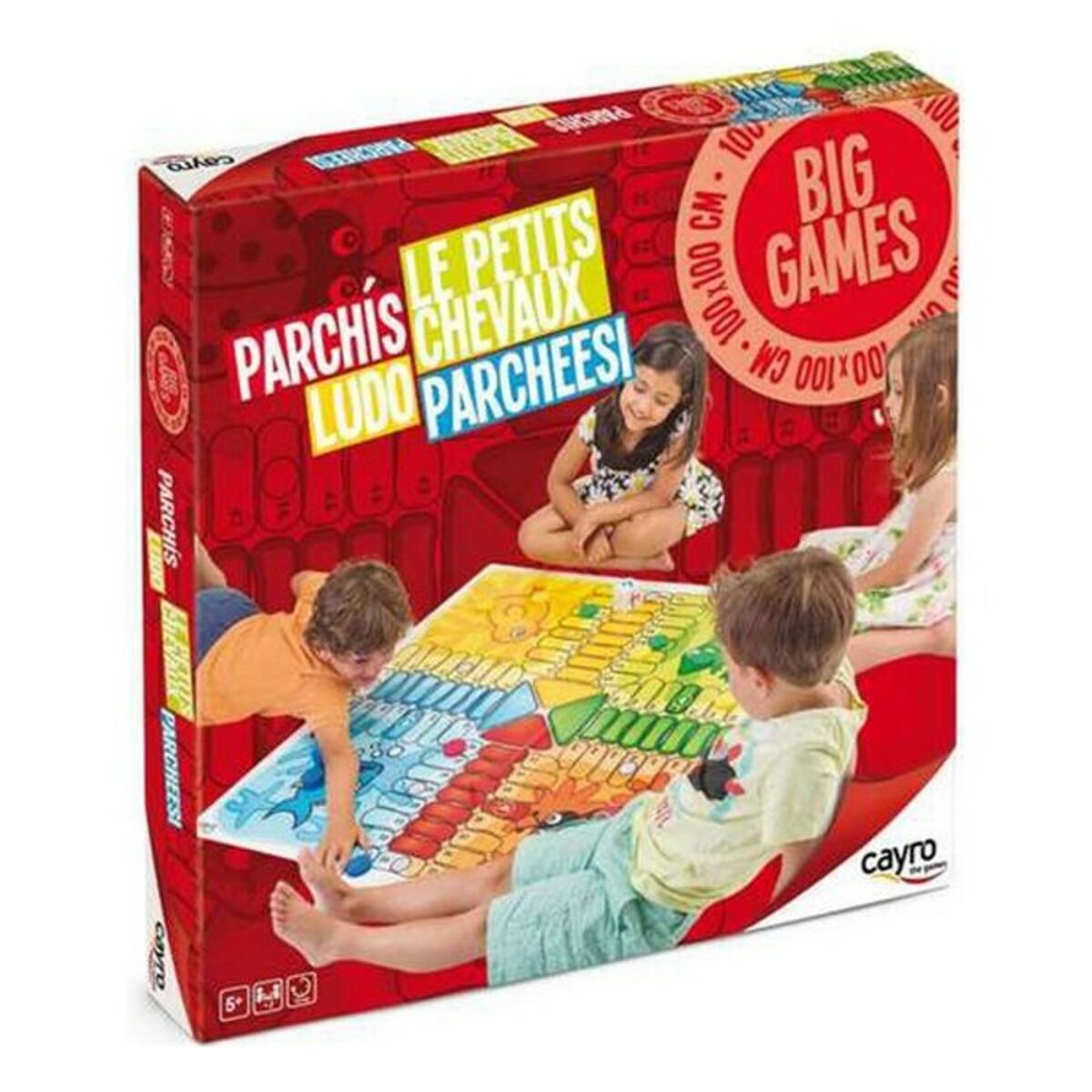 Parchis Giant Cayro 160 (100 x 100 cm) 100 x 100 cm - EcoNest