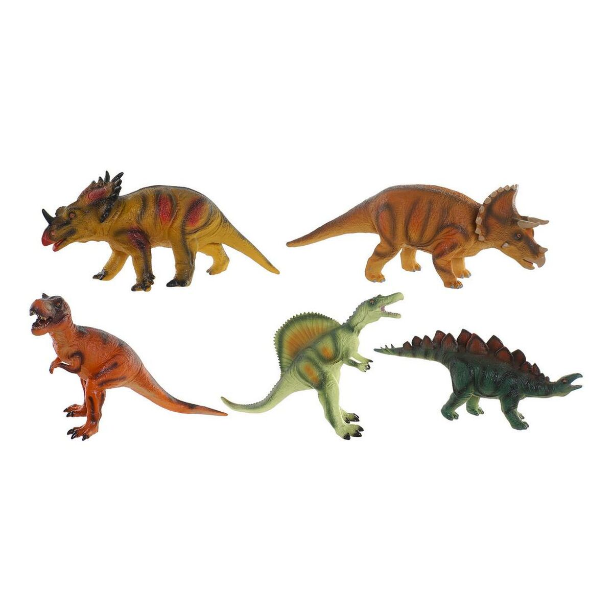 Dinossauro DKD Home Decor 6 Unidades 48 x 23 x 34,5 cm Macio - EcoNest